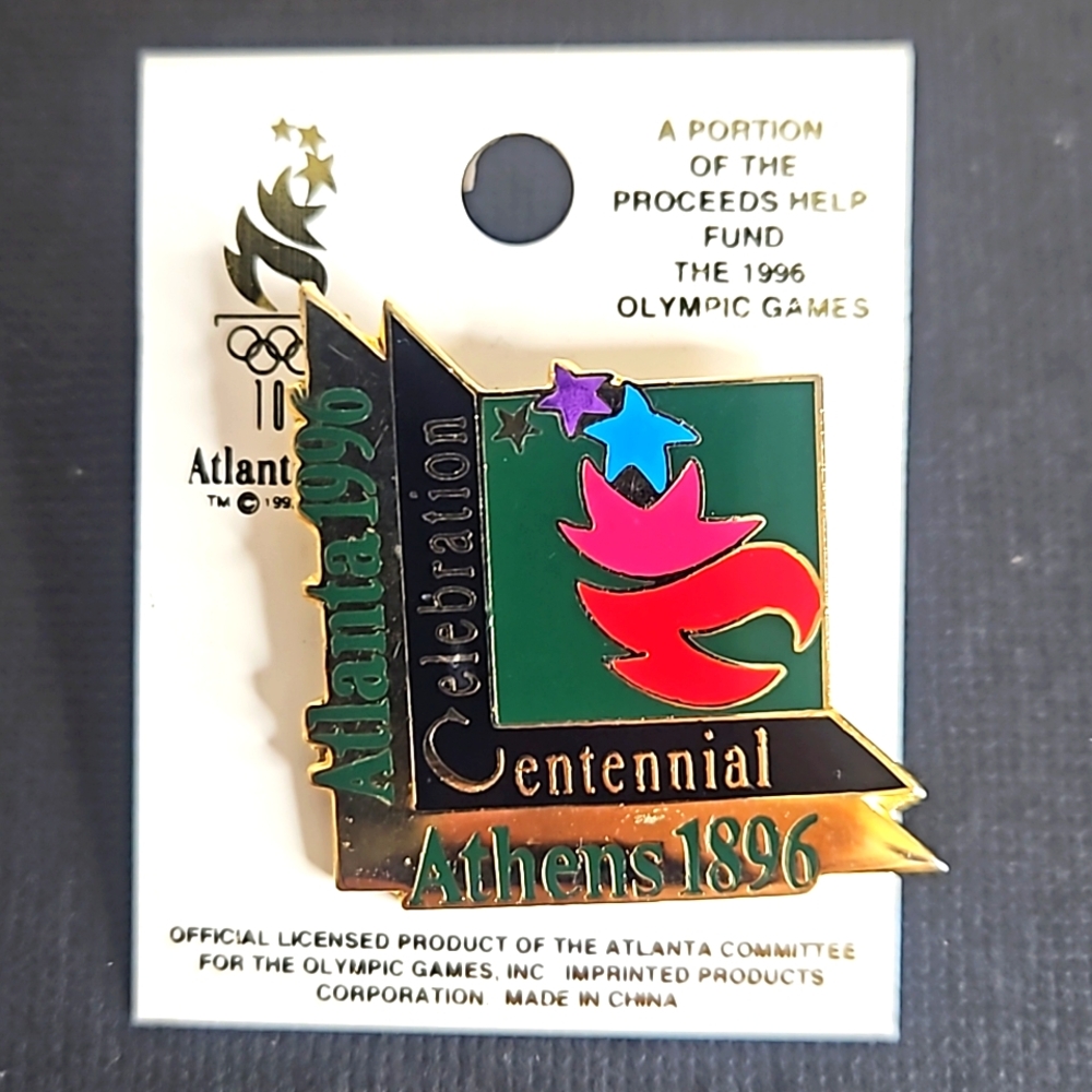 Vintage 1996 Atlanta Olympic Games Pin.